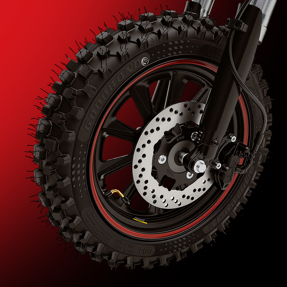 iScooter DX5Max – Moto électrique tout-terrain pour adultes