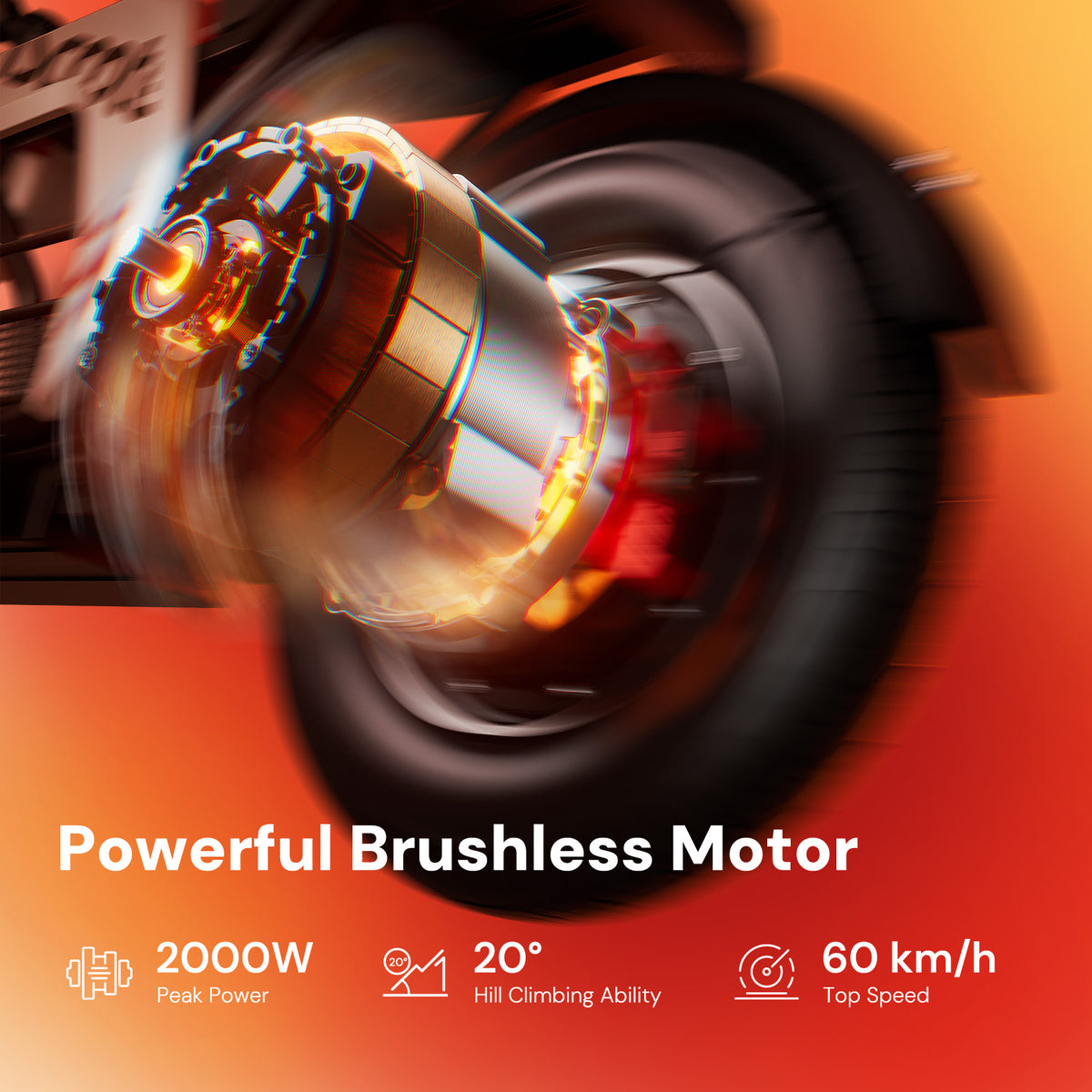 iScooter DX5Pro – Trottinette électrique 2000 W avec siège et grand panier