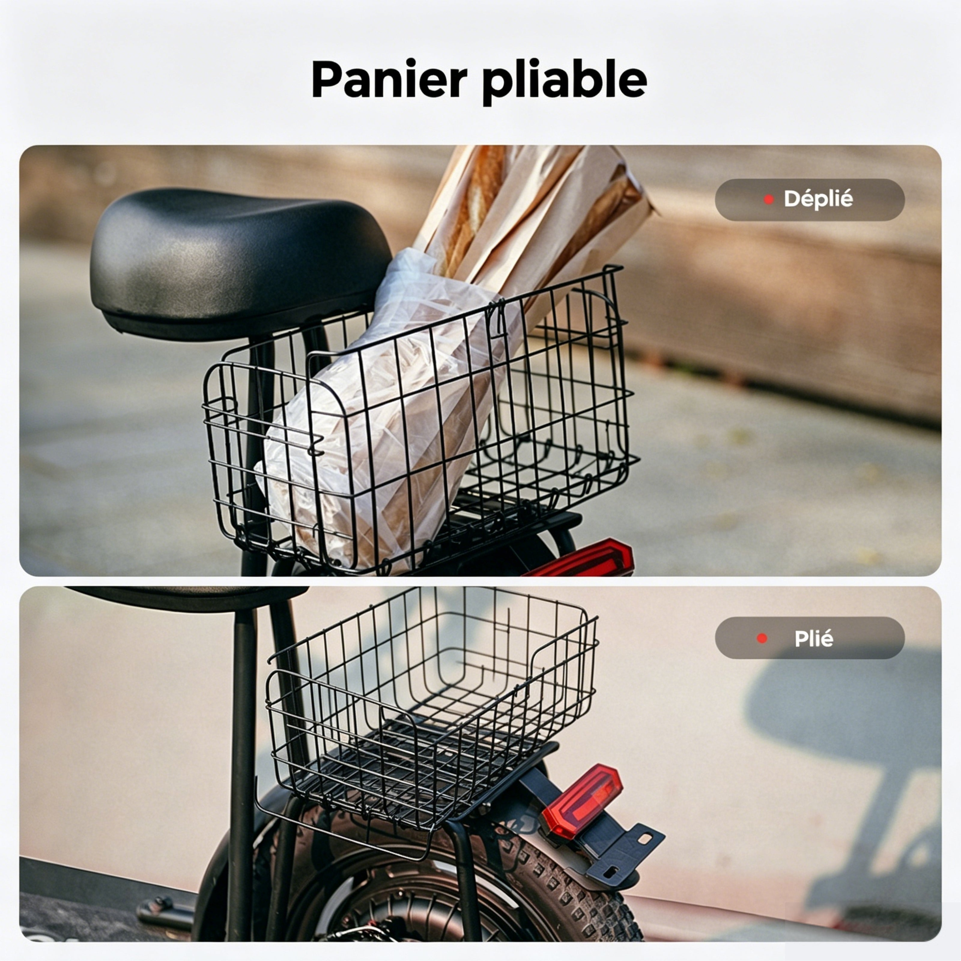 iScooter F7 – Trottinette électrique avec siège et panier amovible