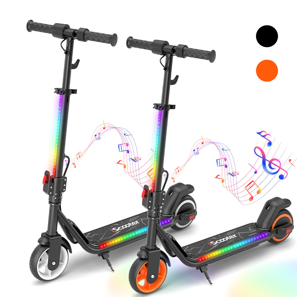 iScooter iK3Max Trottinette électrique pour enfants avec lumières LED