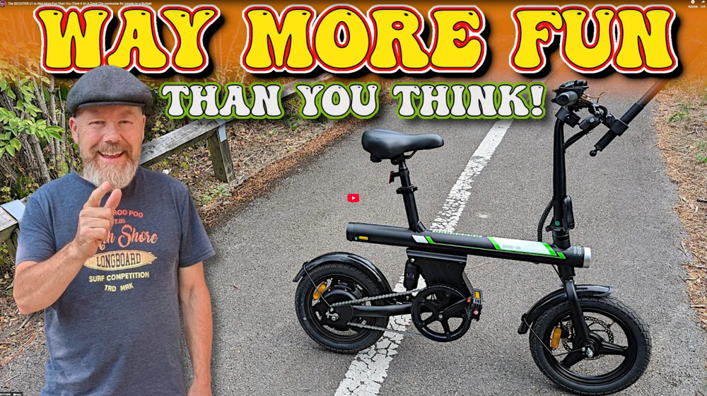 L'ISCOOTER U1 est bien plus amusant que vous ne le pensez ! Un excellent moyen de transport urbain pour les petits budgets.