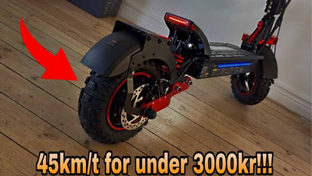 HURTIGSTE EL’LØBEHJUL FOR UNDER 3000kr // iscooter iX5S