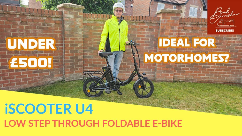 iScooter U4 : MOINS DE 500 £, vélo électrique pliable à cadre ouvert