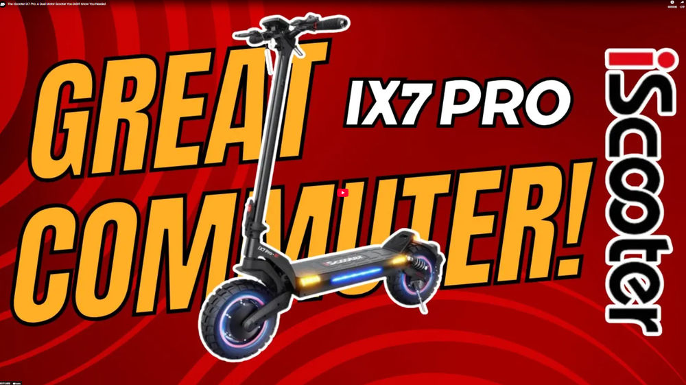 The iScooter iX7 Pro: A Dual Motor Scooter You Didn't Know You Needed