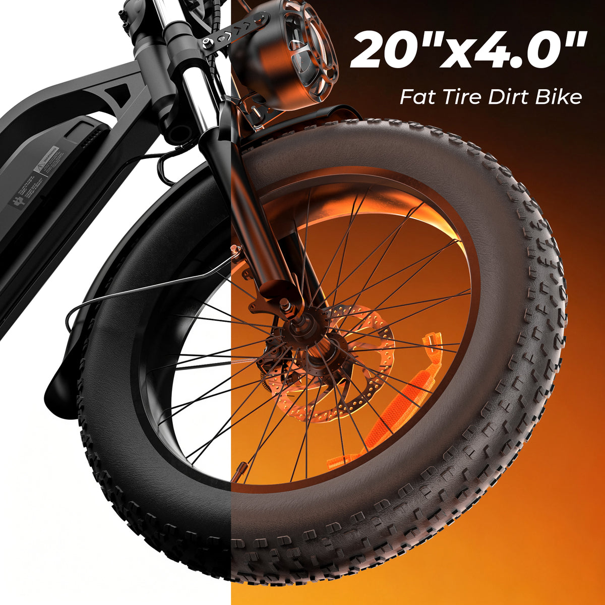 VTT électrique iScooter EB5 à pneus larg