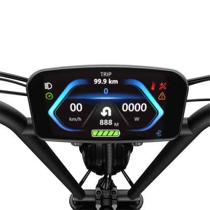 Trottinette électrique tout-terrain iScooter F7Ultra 1500W avec un couple maximal de 38,5 N·m