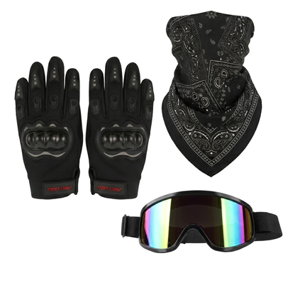 Kit casque intégral noir mat