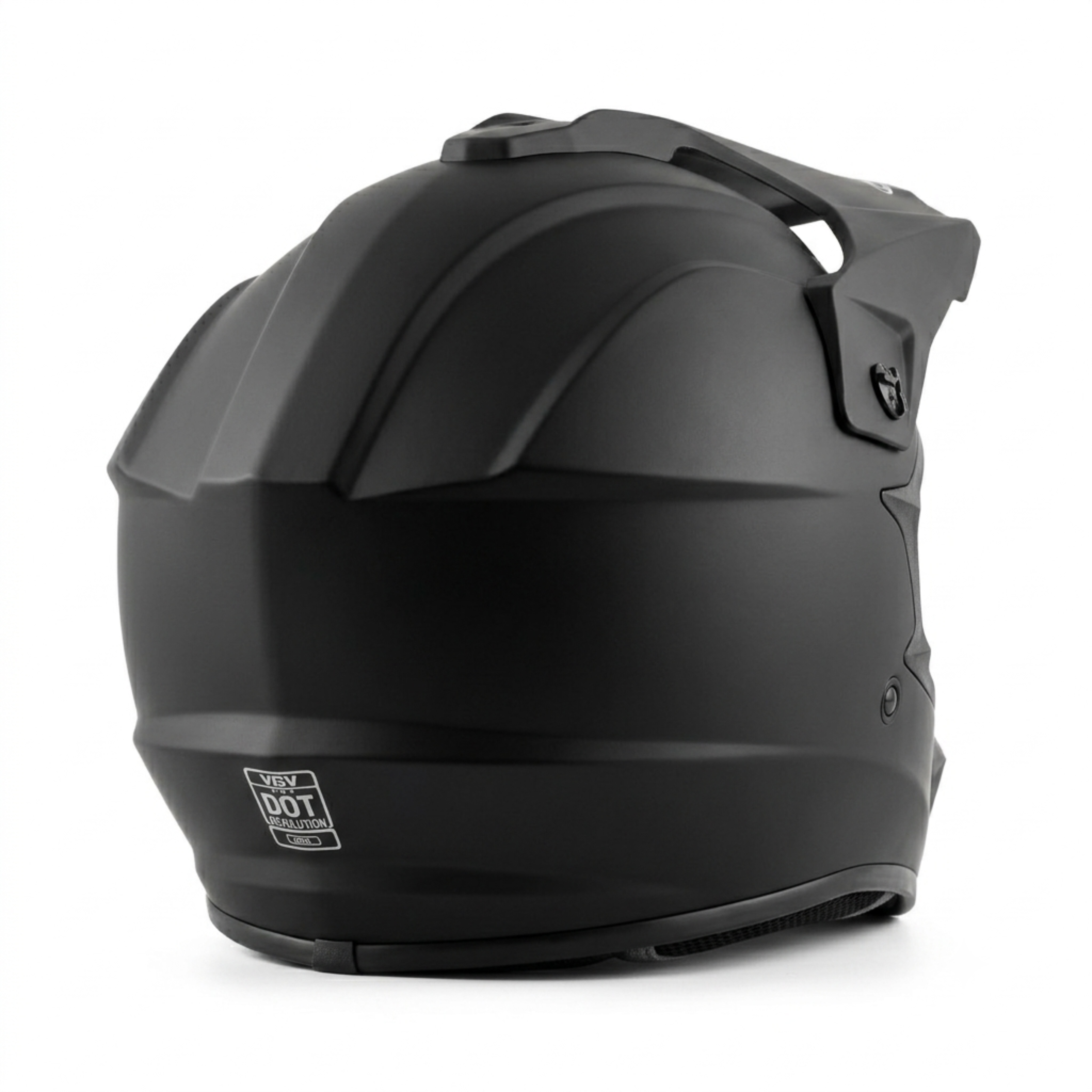 Kit casque intégral noir mat