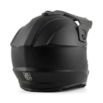 Kit casque intégral noir mat
