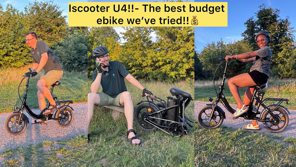 THE EASIEST FOLDING EBIKE WE’VE RIDEN!! *ISCOOTER U4*
