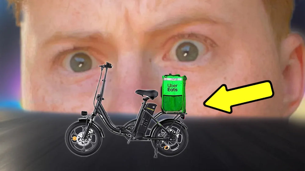 J'ai livré des repas rapides sur le plus petit vélo électrique du monde ! Point de vue du livreur