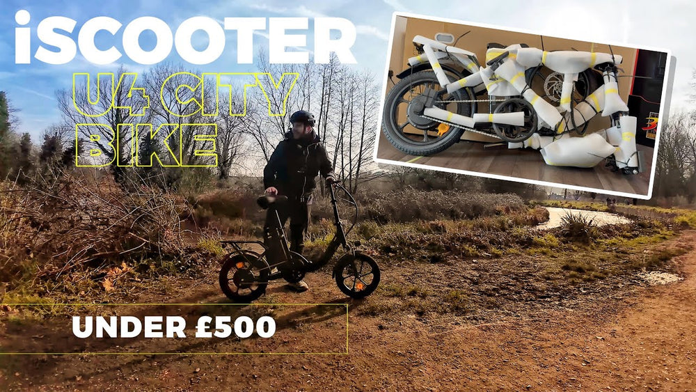Test du vélo électrique iSCOOTER EB-U4 | Moins de 500 £ | J'étais bluffé(e) 😮
