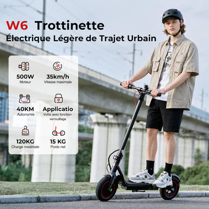 W6 500W Trottinette électrique