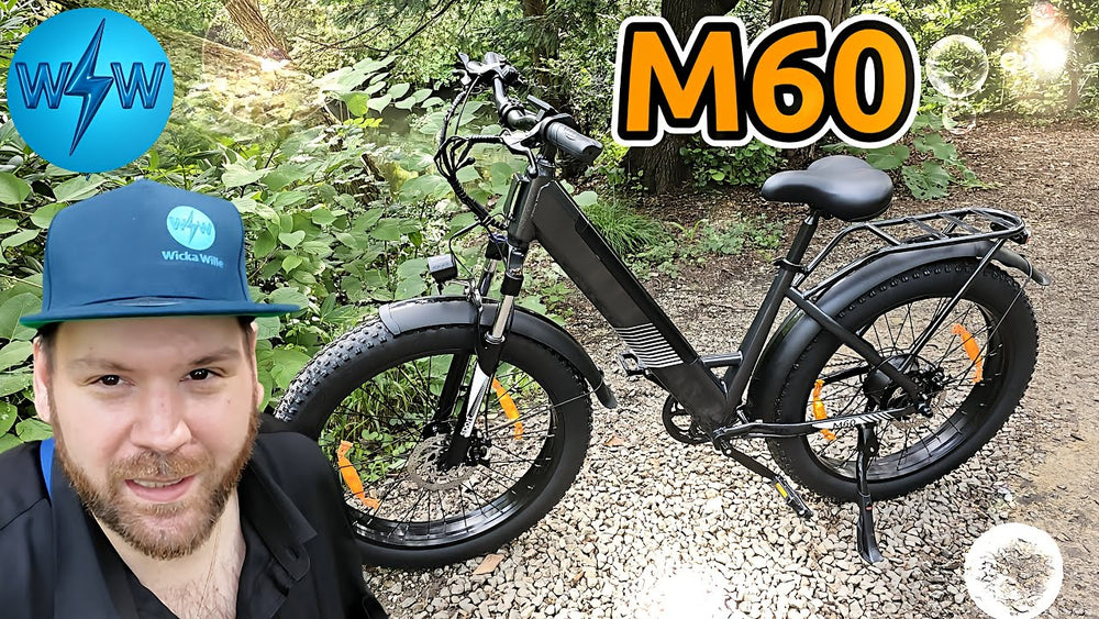 iScooter M60 eBike 🔥 Starkes eFatbike 🔥 Günstig & mächtig Power! 25kmh, 250W