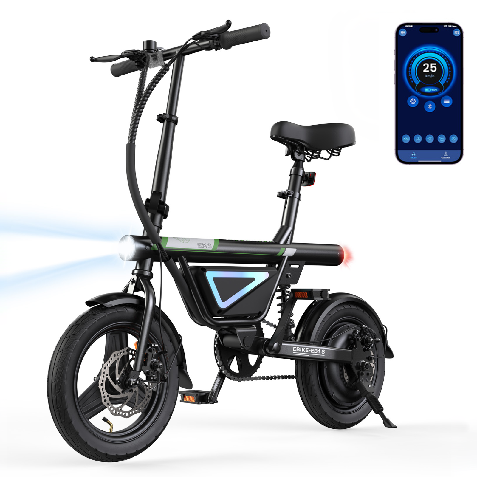 iScooter Vélo électrique pliable avec cadre bas U4