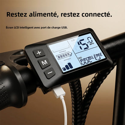 Vélo électrique pliable urbain EB1S 500W avec application mobile