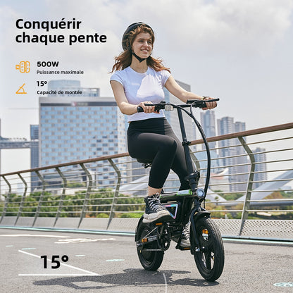 Vélo électrique pliable urbain EB1S 500W avec application mobile