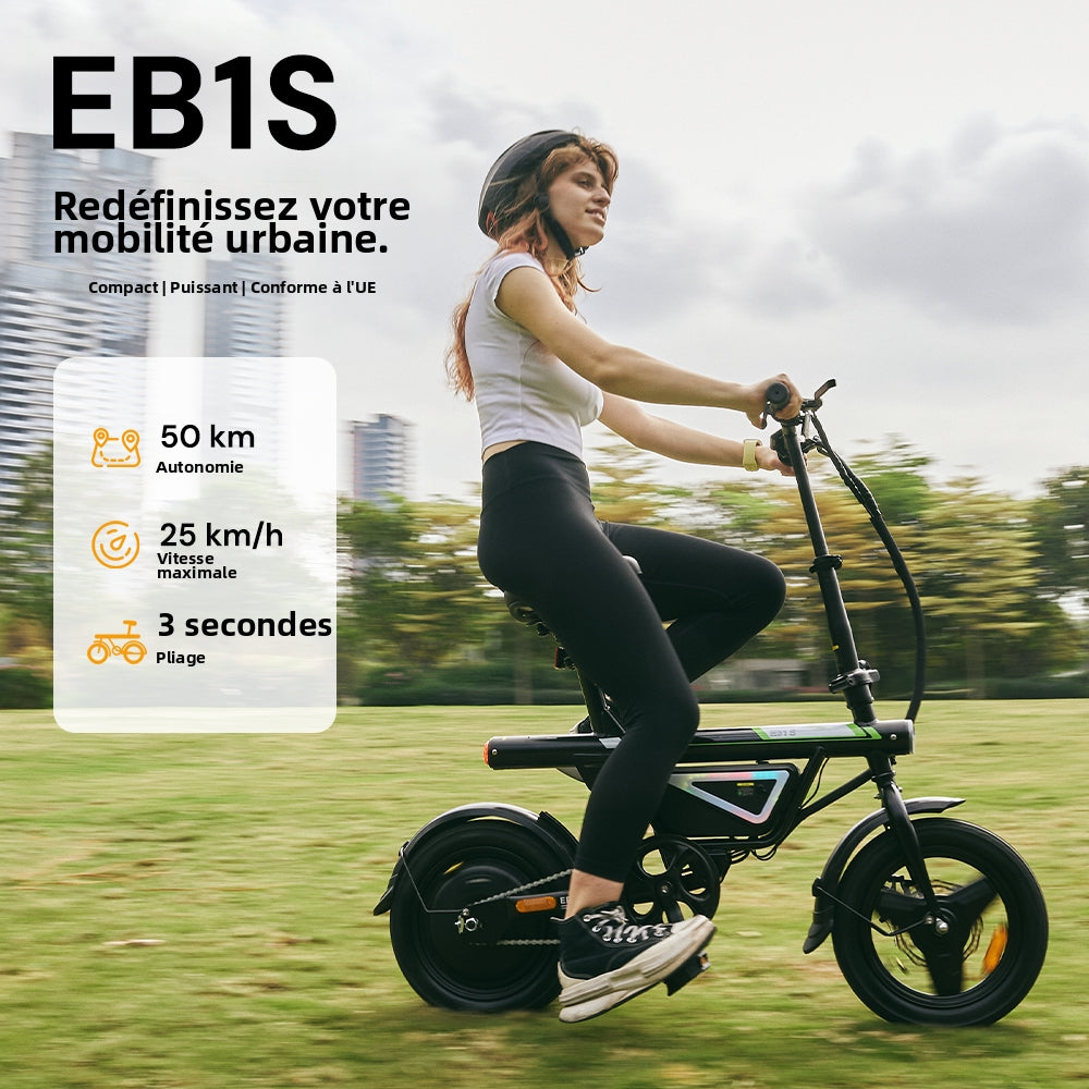 iScooter Vélo électrique pliable avec cadre bas U4