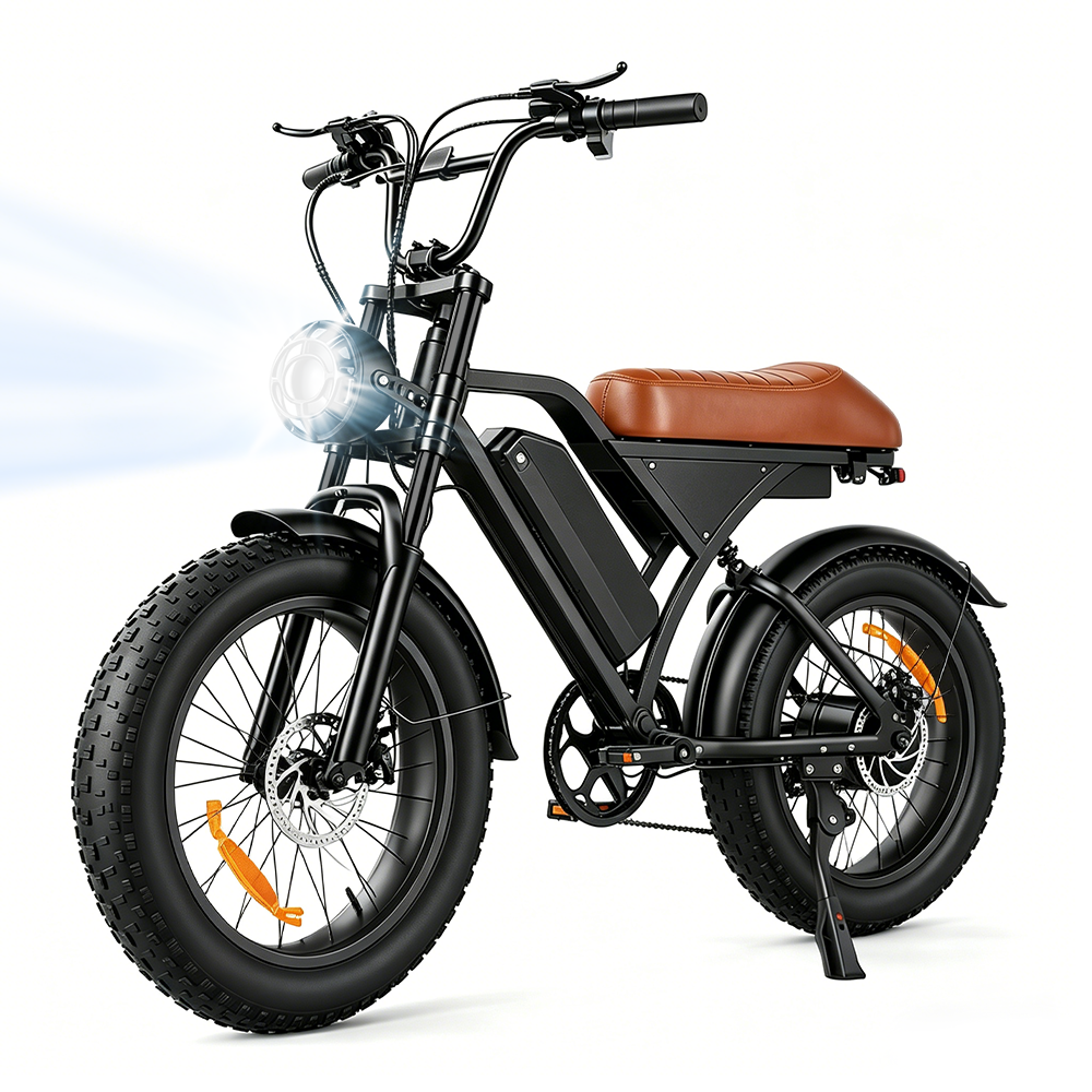 Vélo électrique rétro EB5Max à gros pneus de 20 pouces