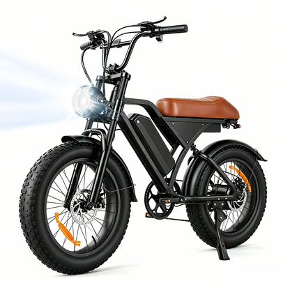 Vélo électrique rétro EB5Max à gros pneus de 20 pouces