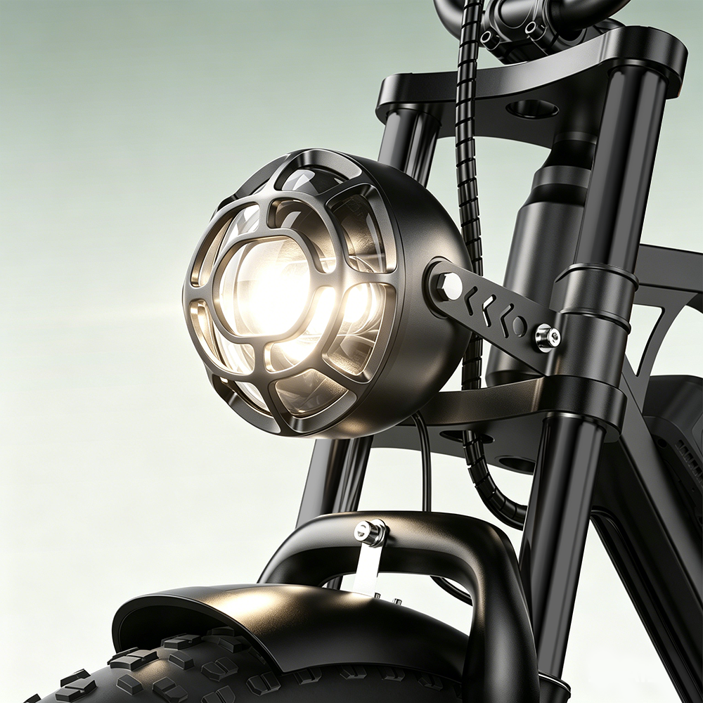 Vélo électrique rétro EB5Max à gros pneus de 20 pouces