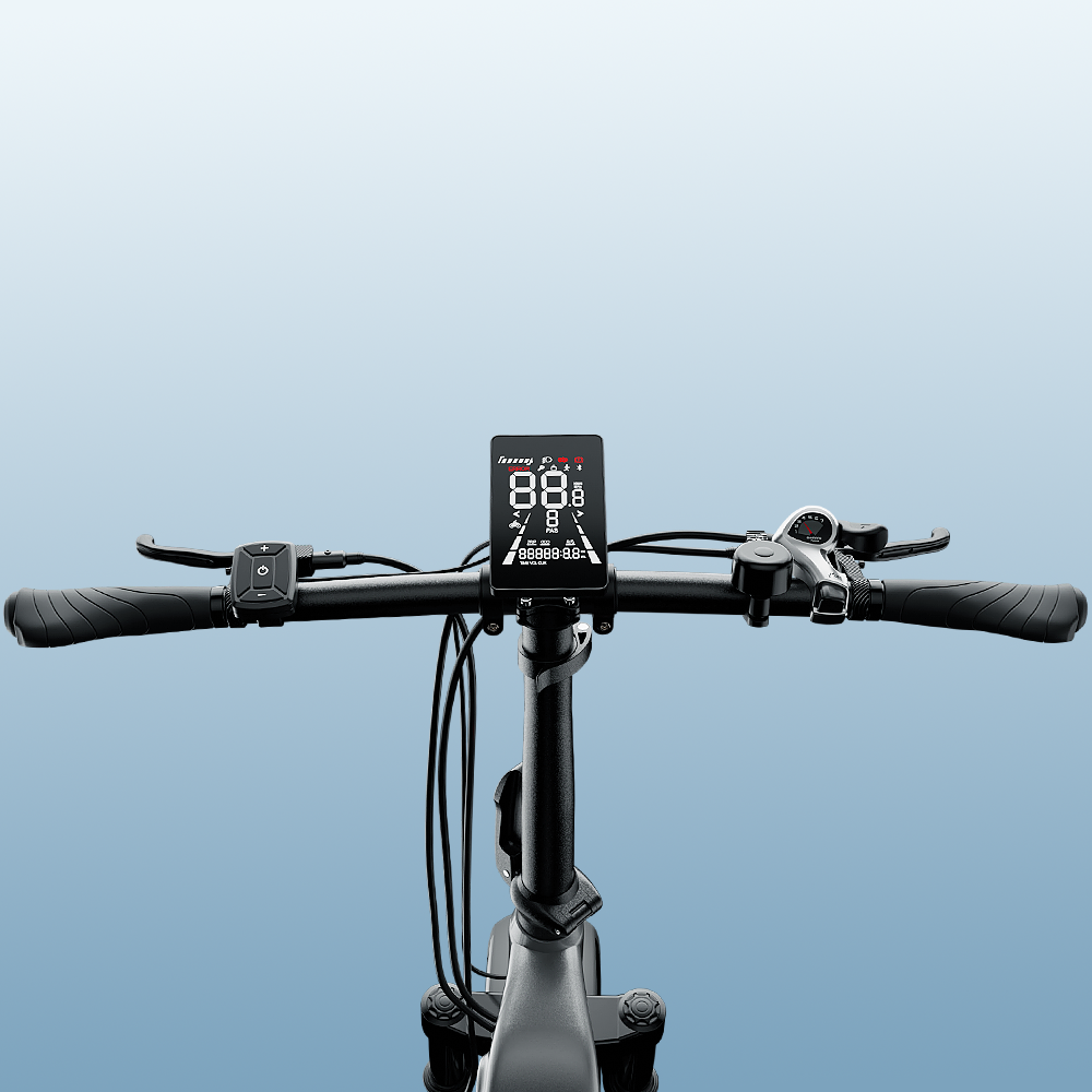 EB8 Vélo Électrique Pliant 20" à Pneus Fat Bike avec Capteur de Couple