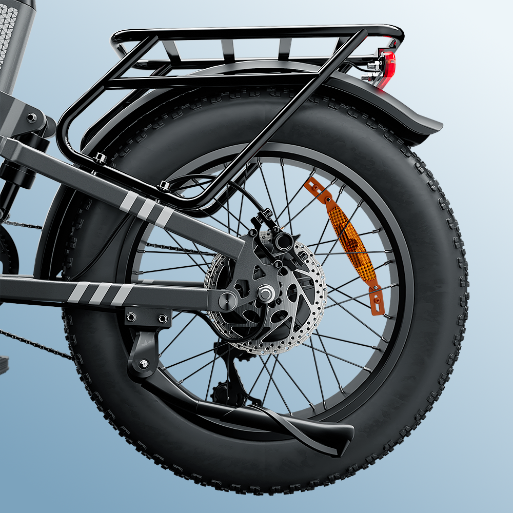 EB8 Vélo Électrique Pliant 20" à Pneus Fat Bike avec Capteur de Couple