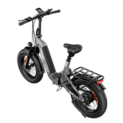 EB8 Vélo Électrique Pliant 20" à Pneus Fat Bike avec Capteur de Couple