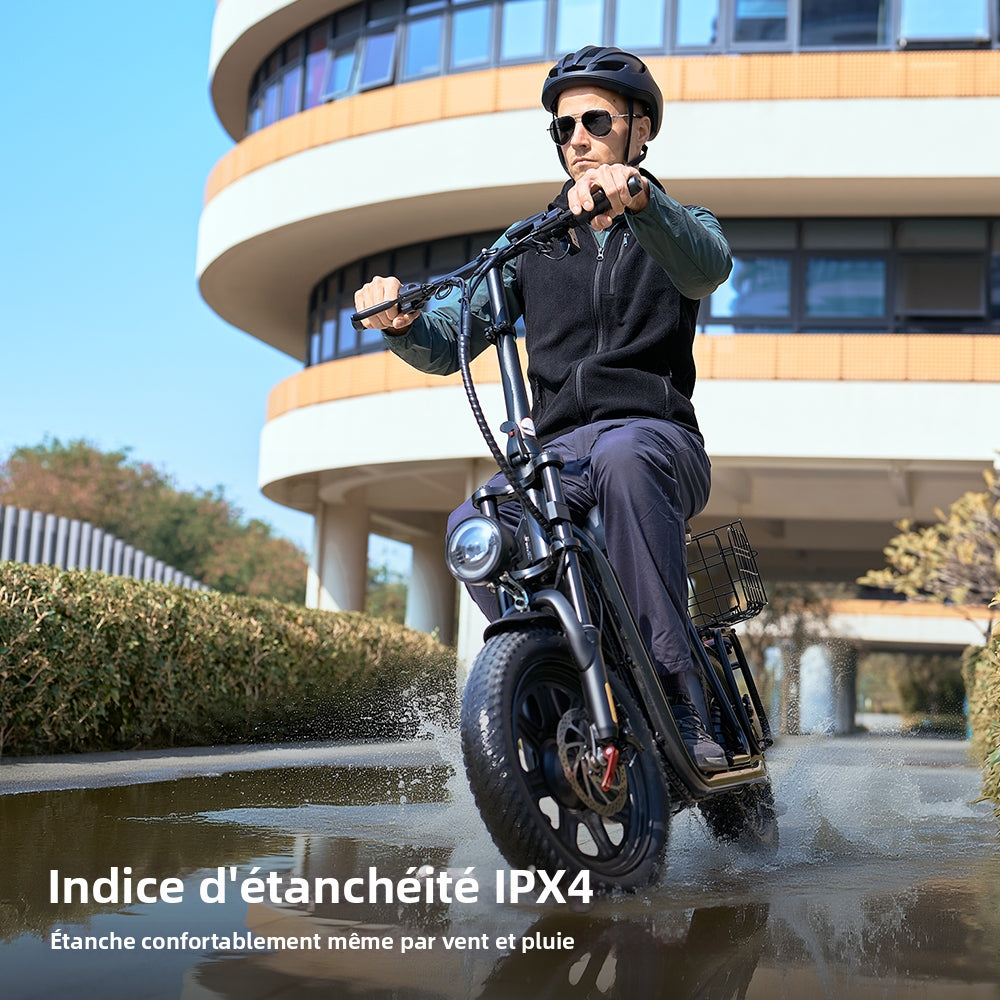 iScooter F7 – Trottinette électrique avec siège et panier amovible