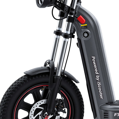 Trottinette électrique tout-terrain iScooter F7Ultra 1500W avec un couple maximal de 38,5 N·m