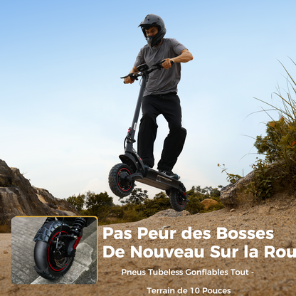 iScooter iX7Pro 2000W Trottinette électrique tout terrain avec application dédiée