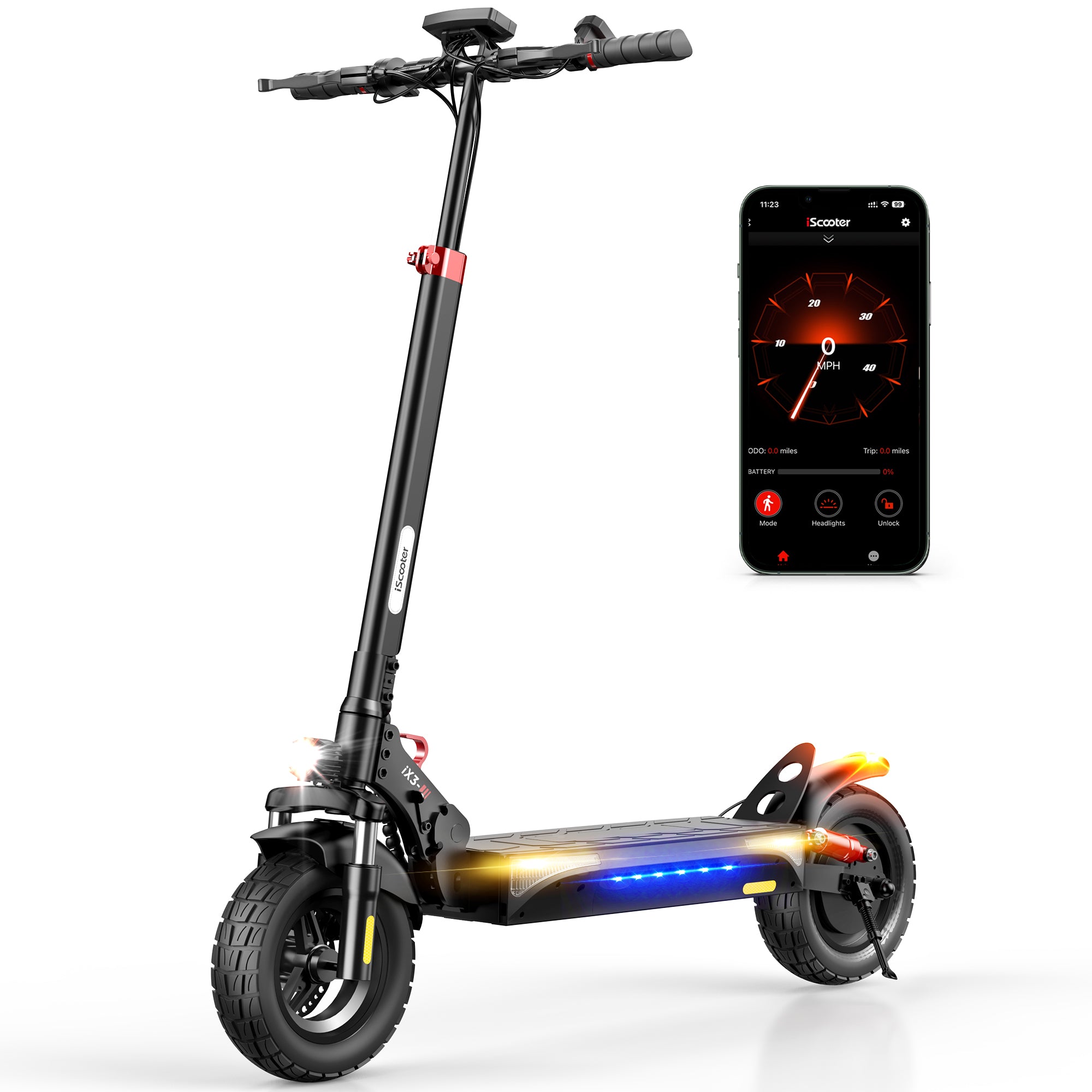 iScooter iX3 800W Trottinette électrique Tout Terrain