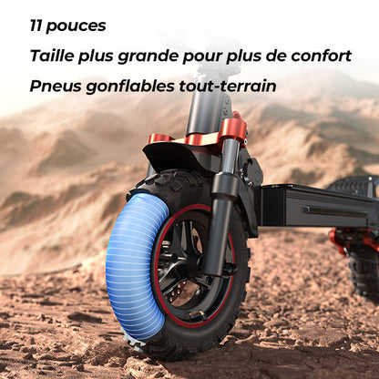 iScooter iX5S 1000W Trottinette Électrique Tout-Terrain