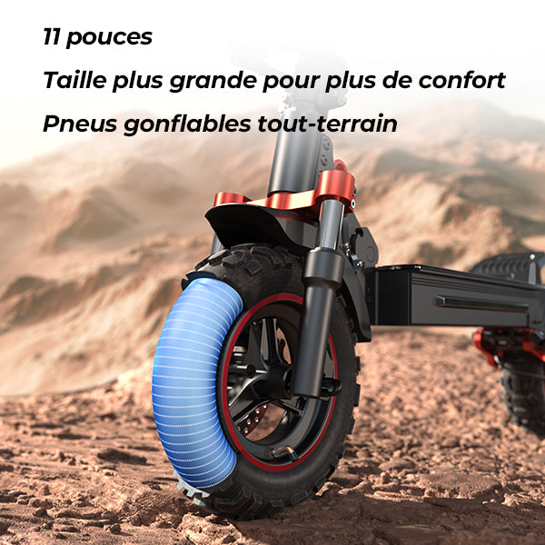 iScooter iX5S 1000W Trottinette Électrique Tout-Terrain