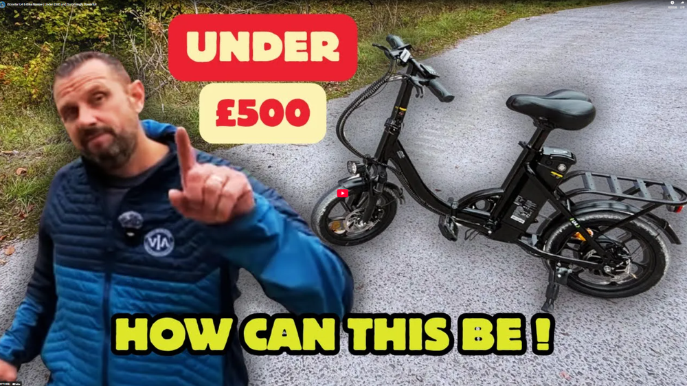 Test du vélo électrique iScooter U4 | Moins de 500 £ et étonnamment puissant !