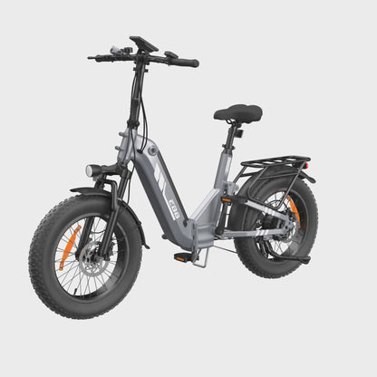 EB8 Vélo Électrique Pliant 20" à Pneus Fat Bike avec Capteur de Couple