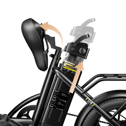 iScooter Vélo électrique pliable avec cadre bas U4