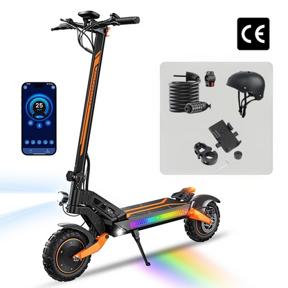 iScooter W12 3000W Trottinette Électrique Tout-Terrain