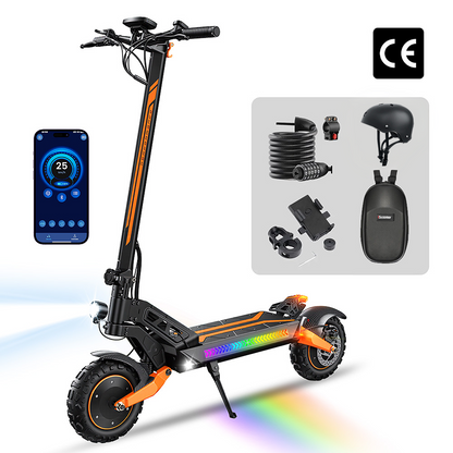 iScooter W12 3000W Trottinette Électrique Tout-Terrain
